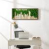 New York Moss City Silhouette Metal Wall Art Small