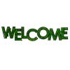 WELCOME Letter Art Moss Wall Decor