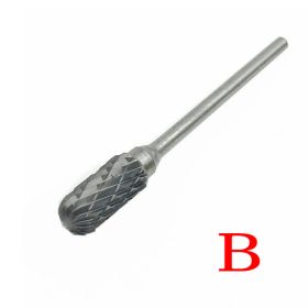 Factory Wholesale Cemented Carbide Rotary File Tungsten Steel Grinding Head Alloy Metal Wood Mold Engraving (Option: B-6x2.35mm)