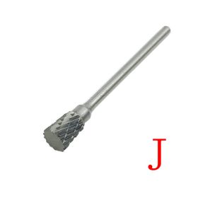 Factory Wholesale Cemented Carbide Rotary File Tungsten Steel Grinding Head Alloy Metal Wood Mold Engraving (Option: J-6x3mm)