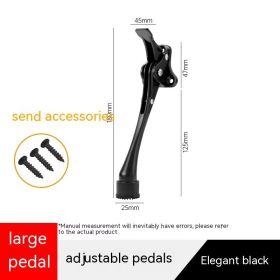 Invisible Collision Avoided Door Pedal Stopper (Option: Large Black)