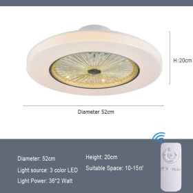 Simple Modern Home Quiet With Electric Fan (Option: Design4-110V-Remote control)