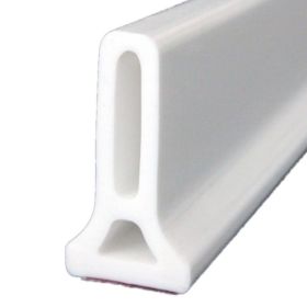 Flexible Silicone Bathroom Water Blocking Strip Shower Room Floor Dry Wet Separation Toilet Toilet Water Insulation Waterproof Strip (Option: 30X50 White)