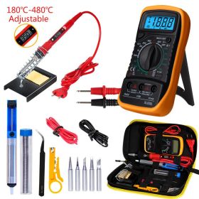 Electric Soldering Iron Multimeter Set Digital Display Soldering Iron Kit (Option: 80w-American standard)