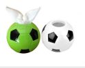 Football Shape Tissue Holder Creative Round Roll Tissue Holder Paper Pumping Box Tissue Box Paper Pot for Home Office Car