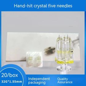 Hand-punched Crystal Five-needle Manual Mesotherapy (Option: 5 Pieces)